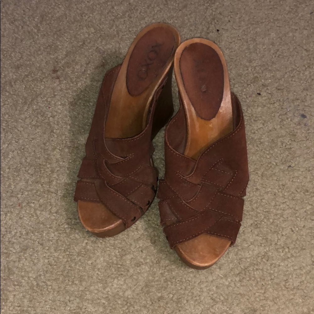 XOXO Wedge Heels